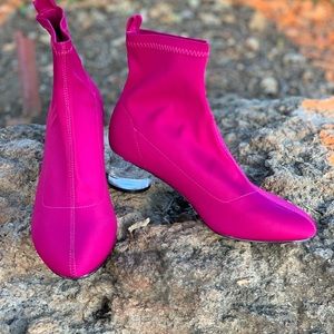 Pink ASOS booties
